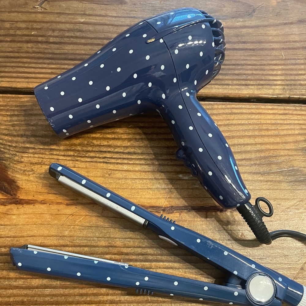 PB Teen dryer & straightener set